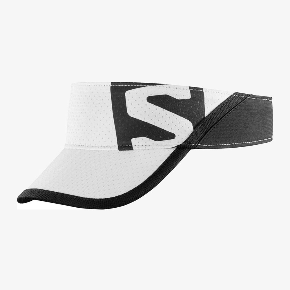 Salomon XA VISOR Visera Hombre - Blancas / Negras - Colombia (78135-SJZW)